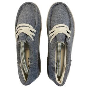 Magellan-Women's Outdoors Blue/White Moc Toe, Slip on Shoes  NWOTS